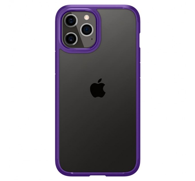 Spigen Чохол-накладка Spigen Crystal Hybrid для Apple iPhone 12 Pro Max Hydrangea Purple (ACS01478)