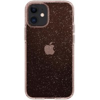 Чохол-накладка Spigen Liquid Crystal Glitter для Apple iPhone 12 Mini Rose Quartz (ACS01742)