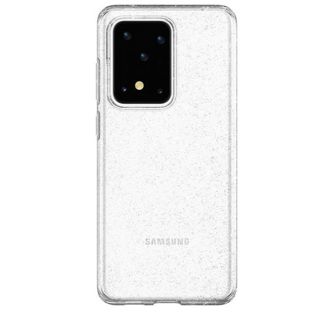 Spigen Чохол-накладка Spigen Liquid Crystal Glitter для Samsung Galaxy S20 Ultra SM-G988 Crystal Quartz (ACS00710)