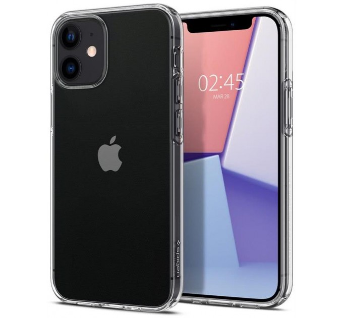 Spigen Чохол-накладка Spigen Liquid Crystal для Apple iPhone 12 Mini Crystal Clear (ACS01740)