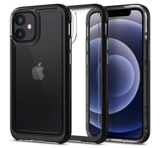 Чохол-накладка Spigen Neo Hybrid для Apple iPhone 12 Mini Crystal Black (ACS01749)