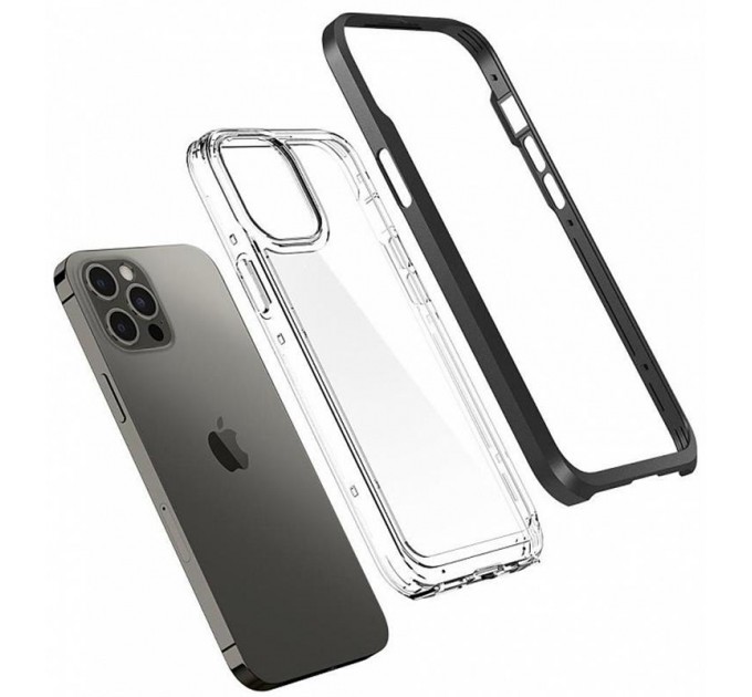 Spigen Чохол-накладка Spigen Neo Hybrid для Apple iPhone 12 Pro Max Crystal Black (ACS01622)