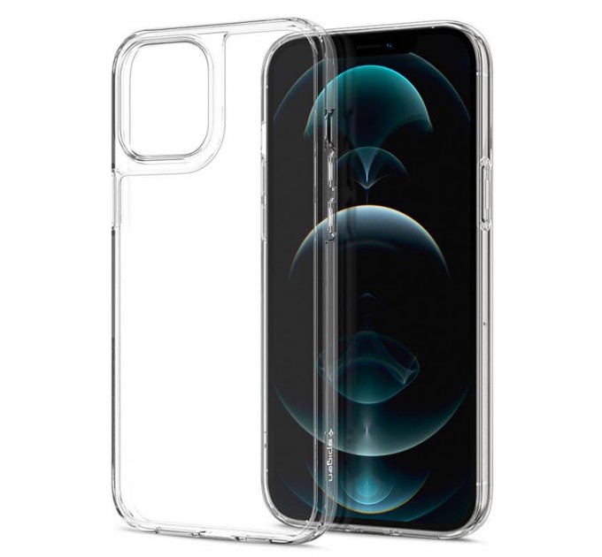 Spigen Чохол-накладка Spigen Quartz Hybrid для Apple iPhone 12 Pro Max Crystal Clear (ACS01621)