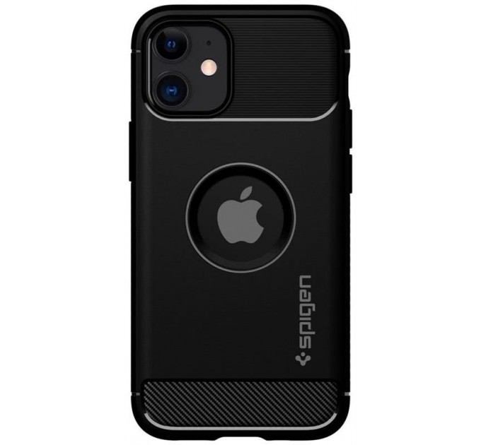 Spigen Чохол-накладка Spigen Rugged Armor для Apple iPhone 12 Mini Matte Black (ACS01743)