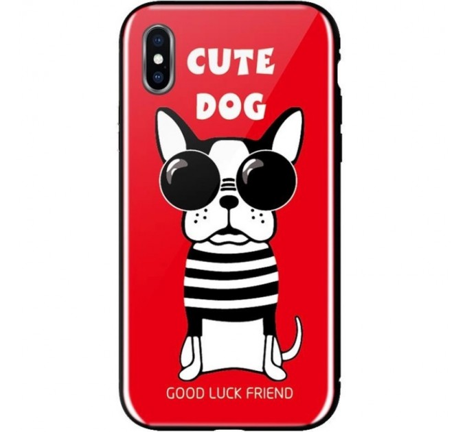 WK Чохол-накладка WK WPC-087 для Apple iPhone X/XS Cute Dog Red (681920360797)