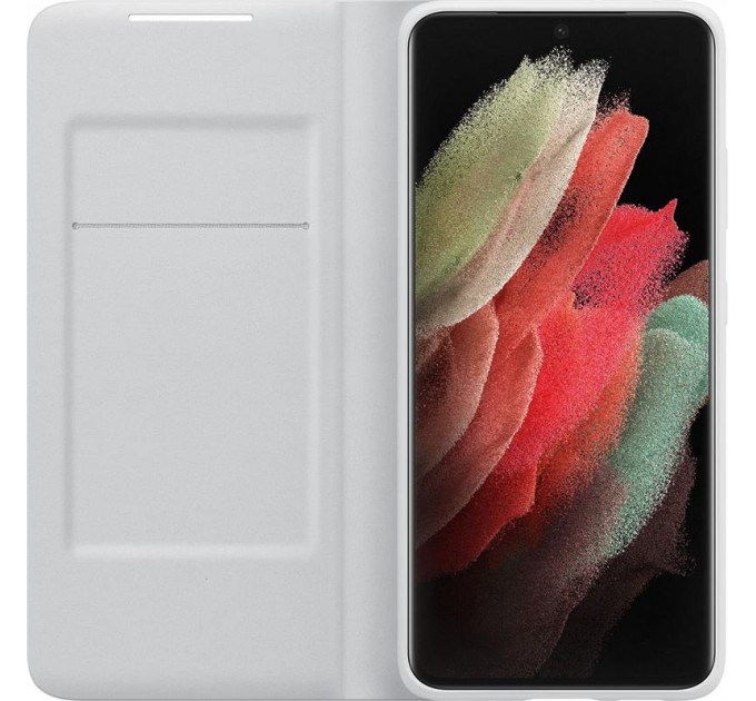 Samsung Чохол-книжка Samsung Smart LED View Cover для Samsung Galaxy S21 Ultra SM-G998 Light Gray (EF-NG998PJEGRU)
