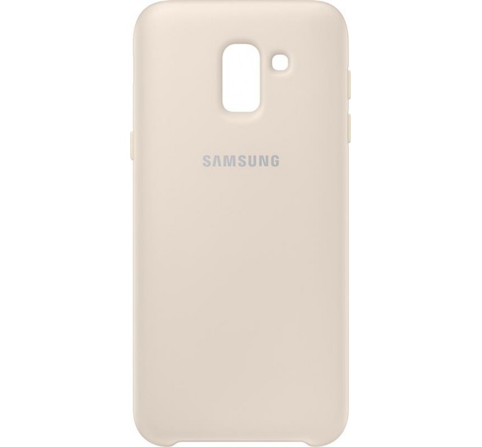 Samsung Чохол-накладка Samsung Dual Layer Cover для Samsung Galaxy J6 SM-J600 Gold (EF-PJ600CFEGRU)