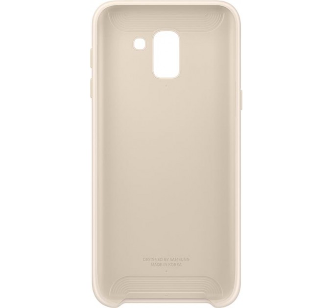 Samsung Чохол-накладка Samsung Dual Layer Cover для Samsung Galaxy J6 SM-J600 Gold (EF-PJ600CFEGRU)