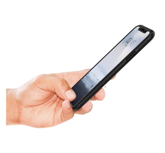 Spigen Чохол-накладка Spigen Thin Fit 360 для Apple iPhone XS Max Black (065CS24846) + скло