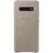 Чохол-накладка Samsung Leather Cover для Samsung Galaxy S10+ SM-G975 Gray (EF-VG975LJEGRU)