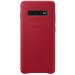 Samsung Чохол-накладка Samsung Leather Cover для Samsung Galaxy S10+ SM-G975 Red (EF-VG975LREGRU)
