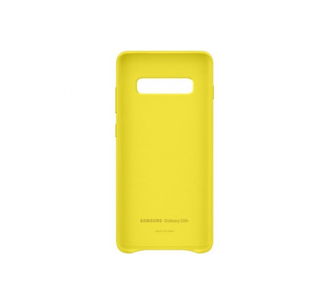 Samsung Чохол-накладка Samsung Leather Cover для Samsung Galaxy S10+ SM-G975 Yellow (EF-VG975LYEGRU)