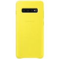 Samsung Чохол-накладка Samsung Leather Cover для Samsung Galaxy S10+ SM-G975 Yellow (EF-VG975LYEGRU)