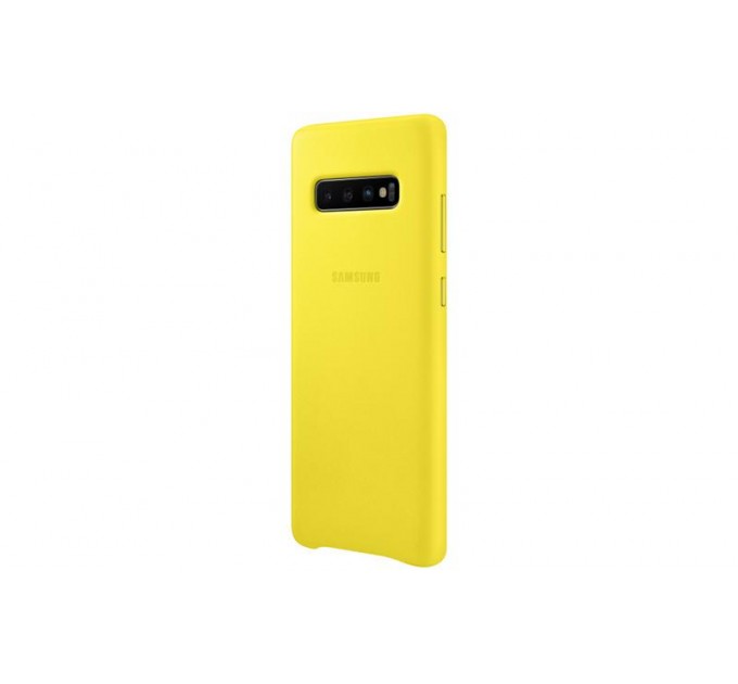 Samsung Чохол-накладка Samsung Leather Cover для Samsung Galaxy S10+ SM-G975 Yellow (EF-VG975LYEGRU)
