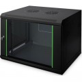 Digitus Шафа настінна Digitus Wall Mounting Dynamic Basic 19" 7U 600x600, RAL 9005 (DN-1907U-6/6-EC-SW)