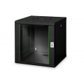 Digitus Шафа настінна Digitus Wall Mounting Unique 19" 12U 600x600, RAL 9005 (DN-1912U-6/6-SW)