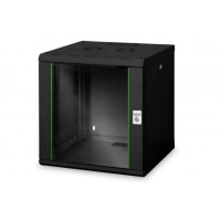 Шафа настінна Digitus Wall Mounting Unique 19" 12U 600x600, RAL 9005 (DN-1912U-6/6-SW)