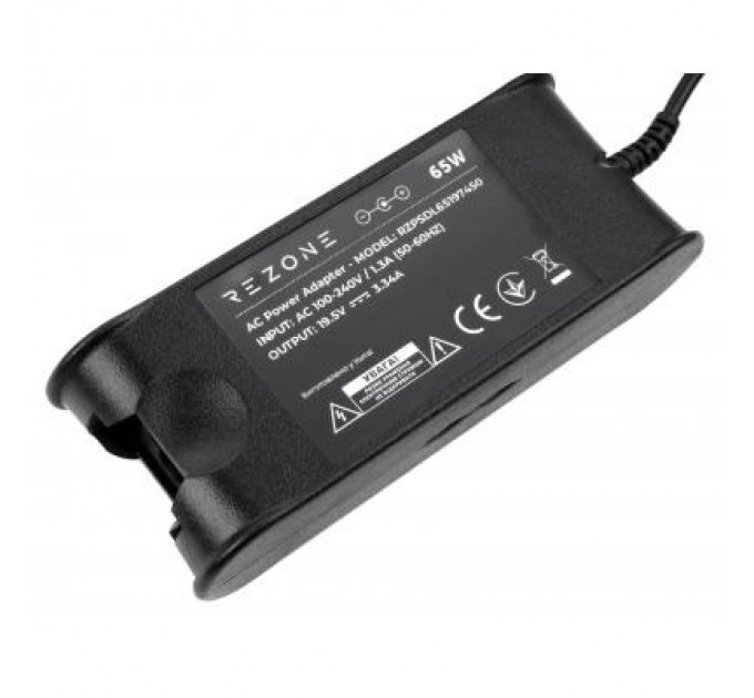 Rezone Блок живлення до ноутбуку Rezone DELL 65W 19.5V 3.34A 7.4*5.0 (RZPSDL65197450)