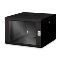 Digitus Шафа настінна Digitus Wall Mounting Unique 19" 7U 600x600, RAL 9005 (DN-1907U-6/6-SW)