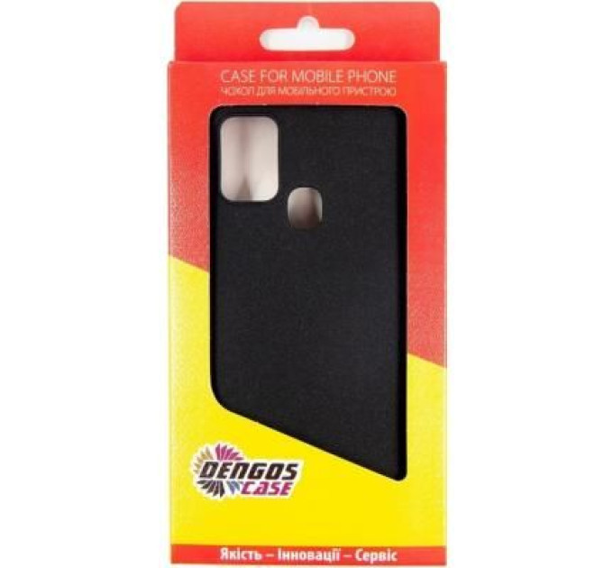 Dengos Чохол до мобільного телефона Dengos Carbon Samsung Galaxy A21s, black (DG-TPU-CRBN-74) (DG-TPU-CRBN-74)