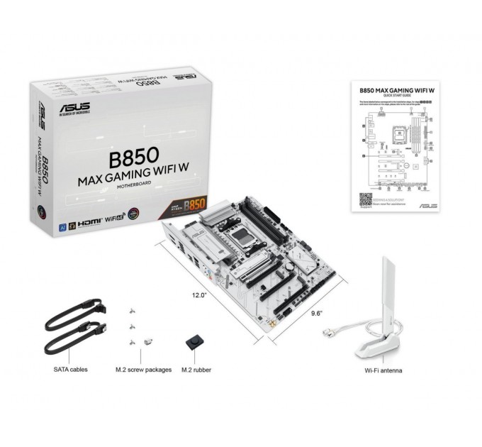 ASUS Материнська плата Asus B850 MAX Gaming WiFi W Socket AM5