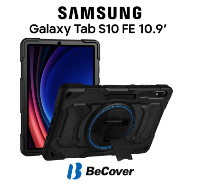 BeCover Чохол до планшета BeCover Samsung Galaxy Tab S10 FE (SM-X520/SM-X526) 10.9" Black (713258)