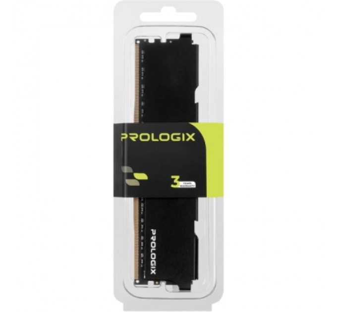 Prologix Модуль пам'яті для комп'ютера DDR4 16GB 3200 MHz Black Prologix (PRO16GB3200B4)