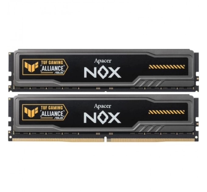 Apacer Модуль пам'яті для комп'ютера DDR5 32GB (2x16GB) 5200 MHz NOX TUF Apacer (AH5U32G52C522UTAA-2)