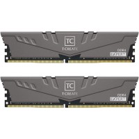 Модуль пам'яті для комп'ютера DDR4 16GB (2x8GB) 3200 MHz T-Create Expert Gray Team (TTCED416G3200HC16FDC01)