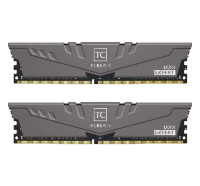 Team Модуль пам'яті для комп'ютера DDR4 16GB (2x8GB) 3200 MHz T-Create Expert Gray Team (TTCED416G3200HC16FDC01)