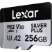 Карта пам'яті Lexar 256GB microSDXC class 10 UHS-I U3 V30 A2 Professional Silver (LMSSIPL256G-BNANG)