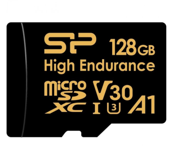 Silicon Power Карта пам'яті Silicon Power 128GB microSDXC class 10 UHS-I U3 V30 A1 High Endurance (SP128GBSTXDV3V1HSP)