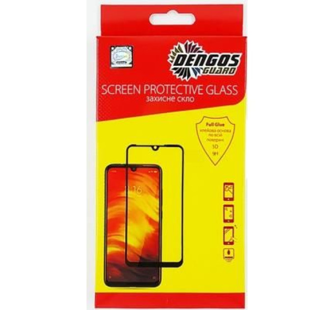 Dengos Скло захисне Dengos Full Glue Xiaomi Redmi Note 9 Pro/9 Pro Max (TGFG-111) (TGFG-111)
