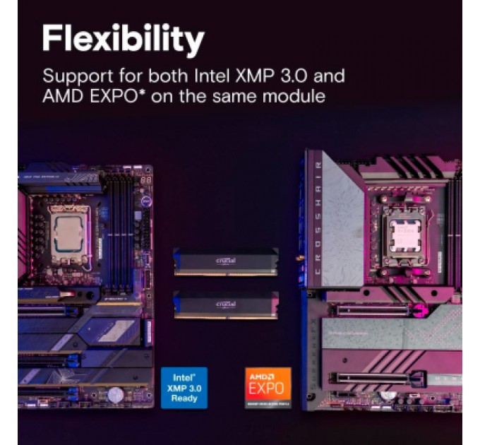 Micron Модуль пам'яті для комп'ютера DDR5 16GB 6400 MHz Pro Micron (CP16G64C38U5B)