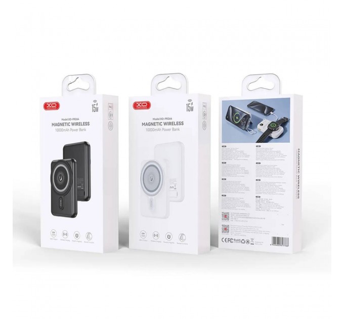 Універсальна мобільна батарея XO PR264 10000mAh Black (PR264.black)
