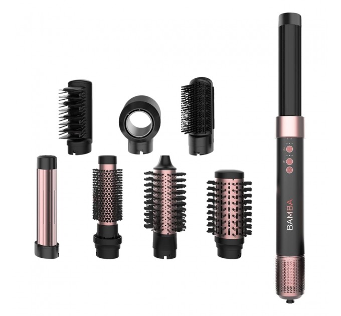 Cecotec Стайлер Cecotec Bamba CeramicCare 8in1 AirGlam Black (CCTC-03464)
