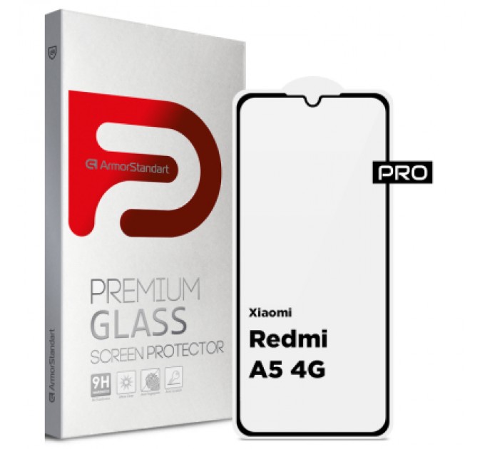 Armorstandart Скло захисне Armorstandart Pro Xiaomi Redmi A5 4G / Poco C71 4G Black (ARM84705)