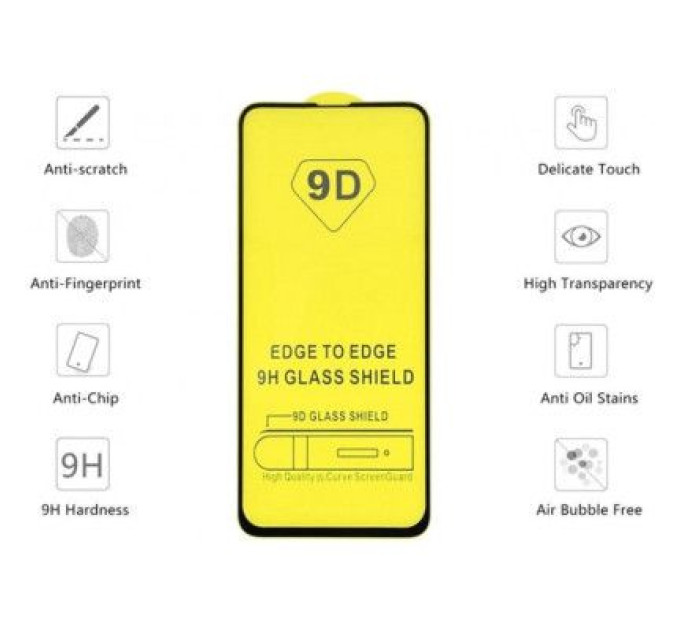 Drobak Скло захисне Drobak Motorola One Fusion+ (Black) (222296) (222296)