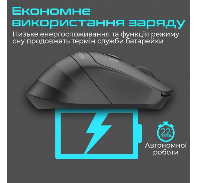 Promate Миша бездротова Promate Samit Black