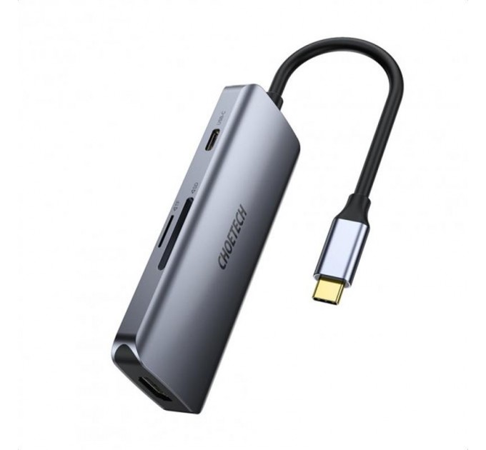 Концентратор Choetech HUB-M19 7 in 1 USB-C to HDMI Multiport Adapter