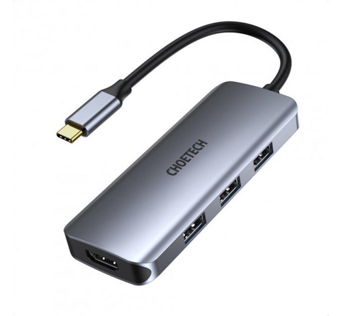Концентратор Choetech HUB-M19 7 in 1 USB-C to HDMI Multiport Adapter