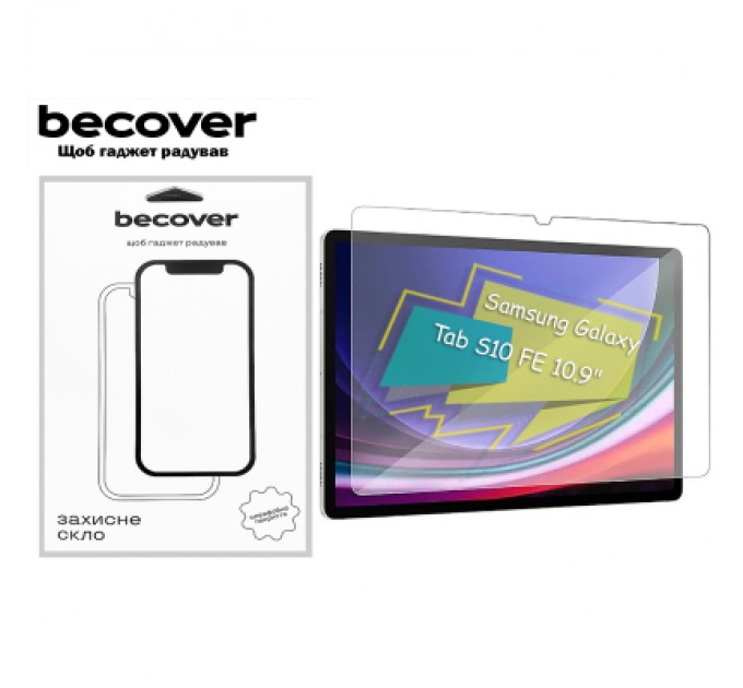 BeCover Скло захисне BeCover Samsung Galaxy Tab S10 FE (SM-X520/SM-X526) 10.9" (713256)
