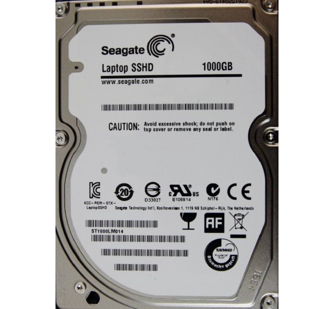 Seagate Накопичувач HDD 2.5" SATA 1.0TB Seagate Solid State Hybrid SATA III 64MB (ST1000LM014)