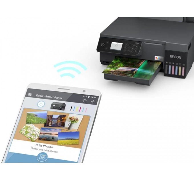 Epson Багатофункціональний пристрій А4 кол. Epson EcoTank L8100 Wi-Fi (C11CK94401)