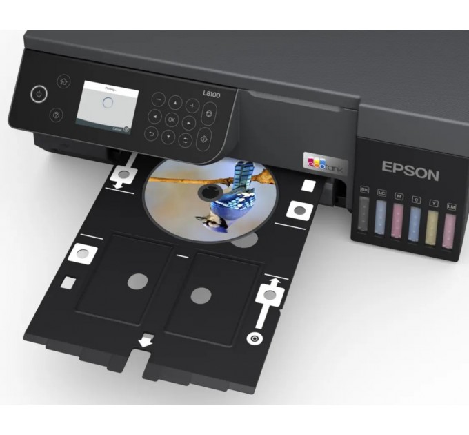 Epson Багатофункціональний пристрій А4 кол. Epson EcoTank L8100 Wi-Fi (C11CK94401)