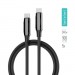 ColorWay Дата кабель USB-C to USB-C 2.0m (PVC+Aluminum Alloy) (PD Fast Charging 240W) 5А black ColorWay (CW-CBPDCC070-BK)