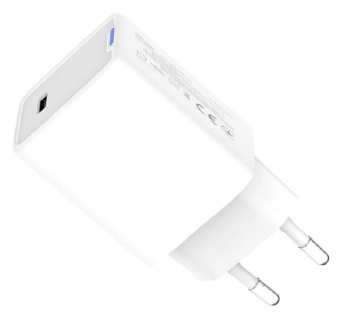 Зарядний пристрій ColorWay GaN Mini 45W PD Port PPS USB-C white (CW-CHS057PD-WT)