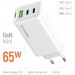 ColorWay Зарядний пристрій ColorWay GaN Mini 65W PD Port PPS USB (USB-2C1A) white (CW-CHS058PD-WT)