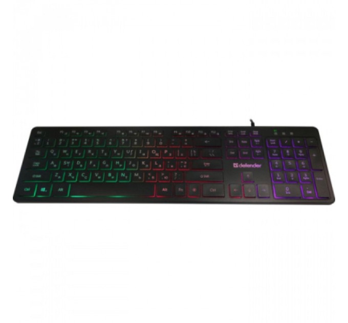 Defender Клавіатура Defender Balance LQ LED USB UA Black (450790)