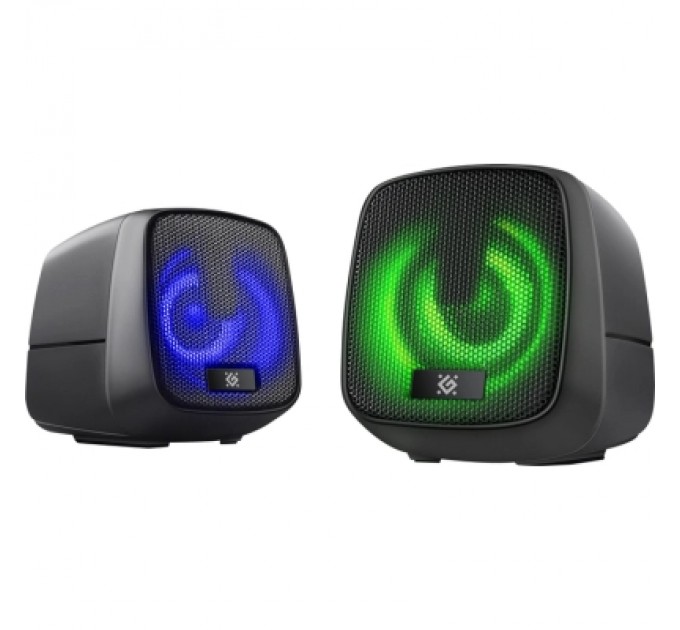 Defender Акустична система Defender J2 LED USB Black (65962)